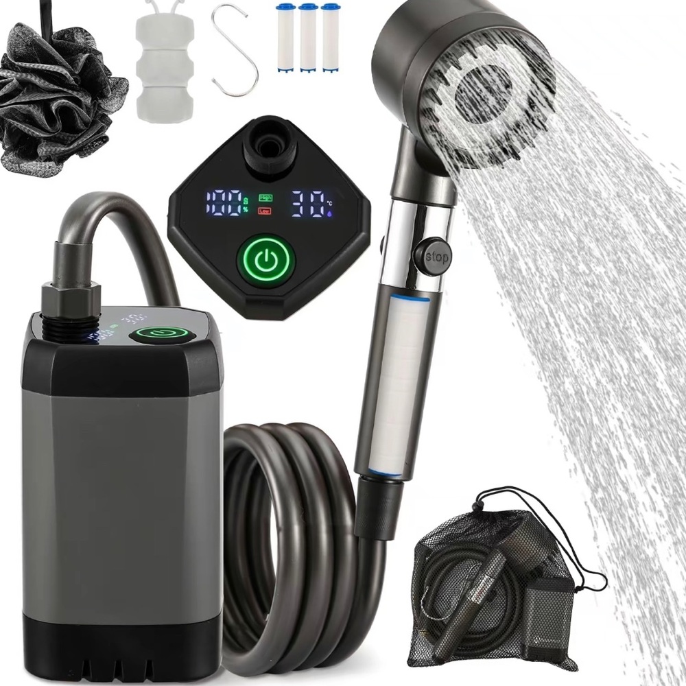 Portable camping shower brand new never used! Og price $129.99 I'm asking $85obo